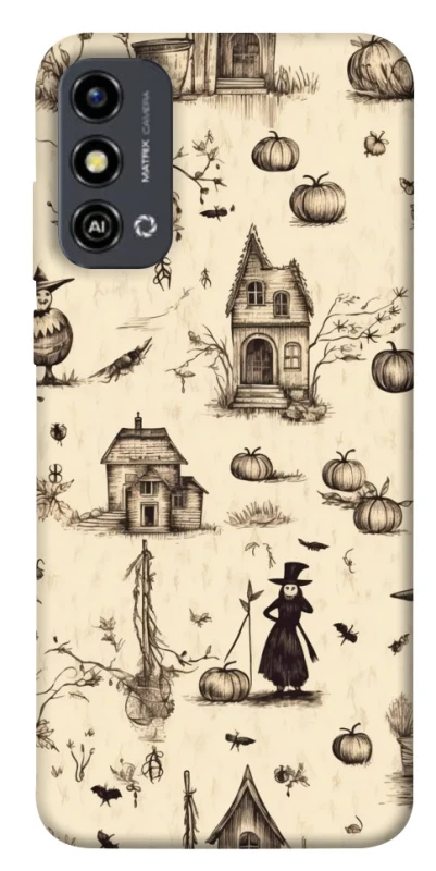 Чохол на ZTE Blade A53 Halloween aesthetic ver.1 фото 1 з 1