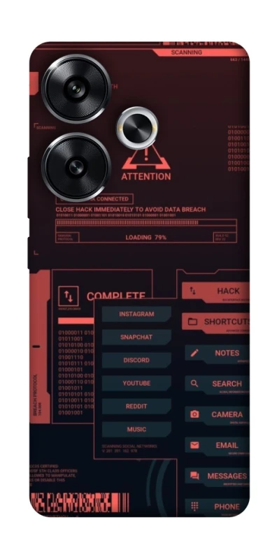 Чохол на Xiaomi Poco F6 Attention фото 1 з 1