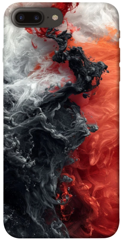 Чохол на Apple iPhone 7 plus / 8 plus Black and Red фото 1 з 1