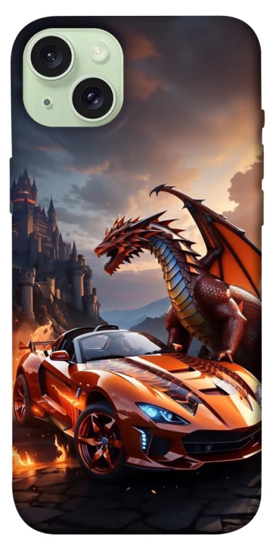 Чохол на Apple iPhone 15 Plus (6.7") Сar and dragon фото 1 з 1