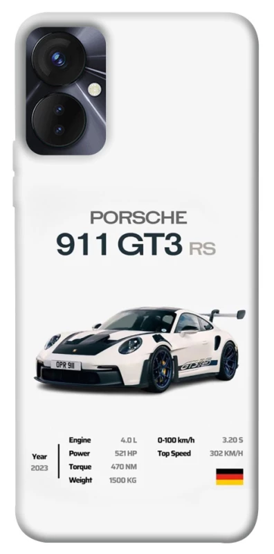Чехол на TECNO Spark 9 Pro (KH7n) Porsche 911 GT3 фото 1 из 1