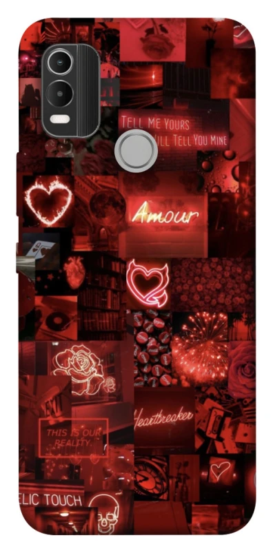 Чохол на Nokia C21 Plus Love collage ver.6 фото 1 з 1