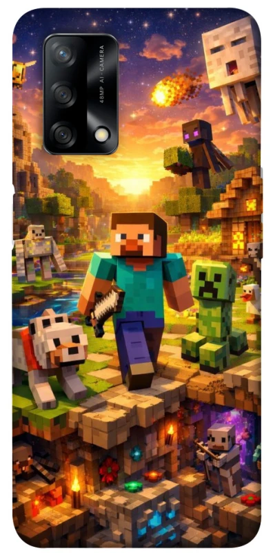 Чохол на Oppo A74 4G Minecraft v6 фото 1 з 1