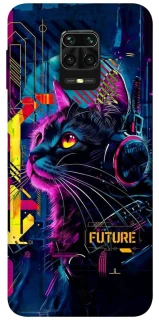 Чехол на Xiaomi Redmi Note 9s / Note 9 Pro / Note 9 Pro Max Cyber Cat v2 фото 1 из 1