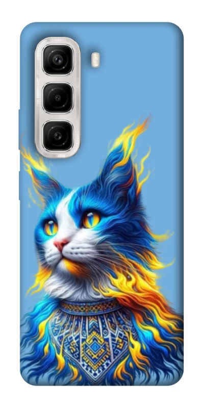 Чохол на Infinix Hot 50 4G Кіт патріот фото 1 з 1