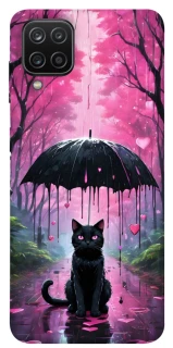 Чохол на Samsung Galaxy A12 Black cat фото 1 з 1