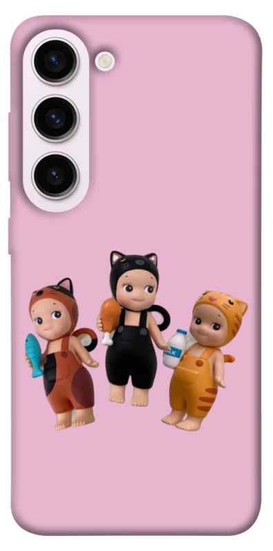 Чохол на Samsung Galaxy S23+ Cat Cafe Trio фото 1 з 1