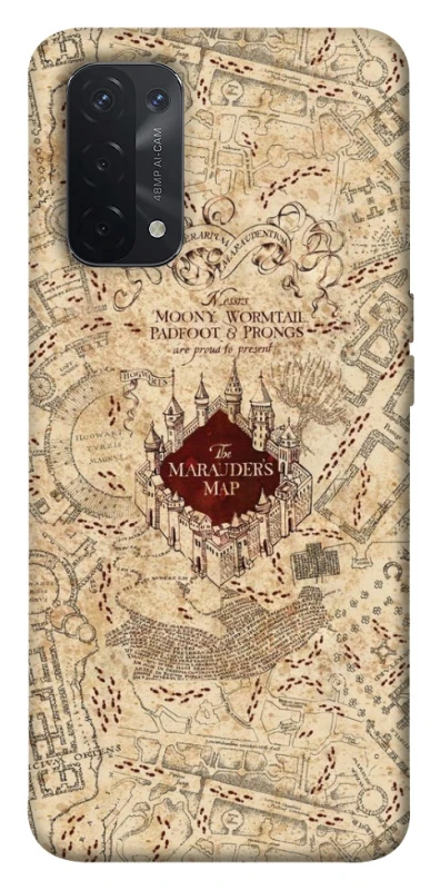 Чохол на Oppo A54 5G / A74 5G Harry Potter Marauder's Map фото 1 з 1