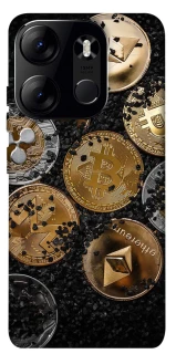 Чехол на Tecno Spark Go 2023 Many coins v2 фото 1 из 1
