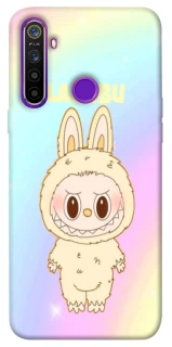 Чехол на Realme 5 Fluffy Rainbow Labubu фото 1 из 1
