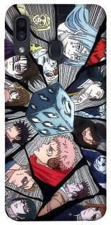 Чехол на Samsung Galaxy A20 / A30 jujutsu kaisen v4 фото 1 из 1