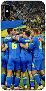 Чехол на Apple iPhone XS (5.8") Сборная Украины v3 фото 1 из 1