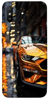 Чохол на Xiaomi Redmi 9A Golden sports car фото 1 з 1