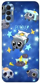 Чехол на TECNO Spark 8P Pebble kitten stars фото 1 из 1
