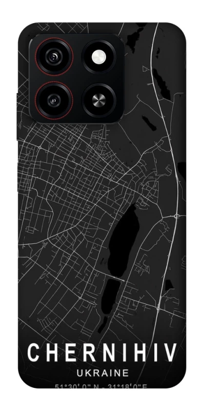 Чохол на ZTE Blade A35 4G Chernihiv map фото 1 з 1