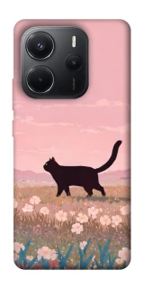 Чохол на Xiaomi Redmi Note 14 4G (Int. version) cat on a field фото 1 з 1