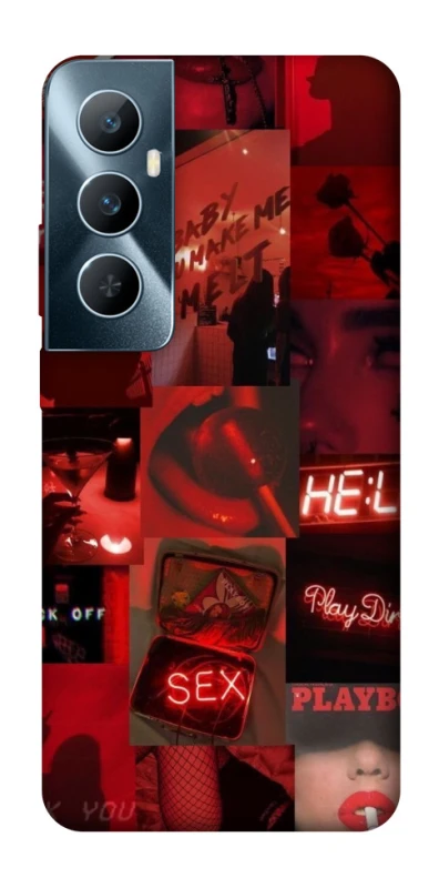 Чехол на Realme C65 4G Love collage ver.3 фото 1 из 1