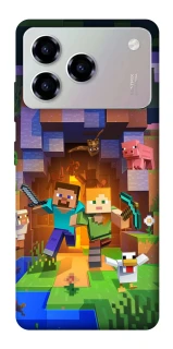 Чехол на ZTE Blade A76 Minecraft game фото 1 из 1