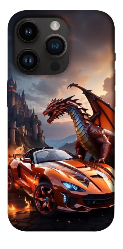 Чехол на Apple iPhone 14 Pro (6.1") Сar and dragon фото 1 из 1