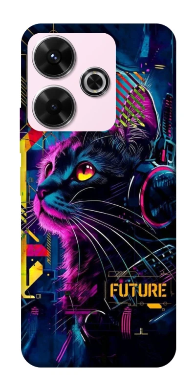 Чохол на Xiaomi Redmi 13 4G Cyber Cat v2 фото 1 з 1