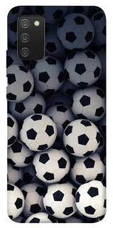 Чехол на Samsung Galaxy A02s Футбольные мячи фото 1 из 1