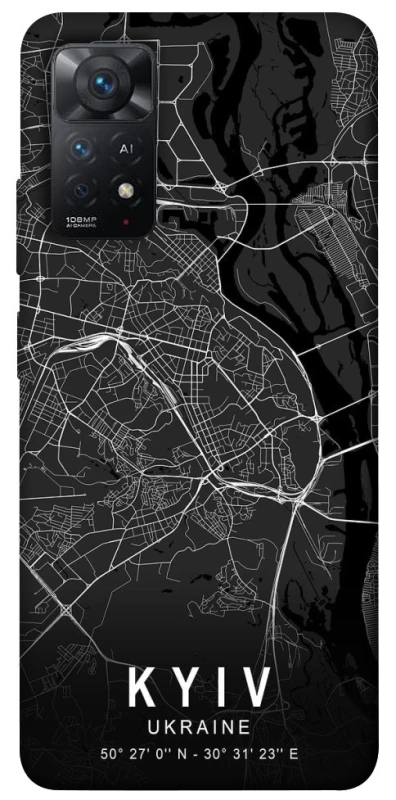 Чохол на Xiaomi Redmi Note 11 Pro 4G/5G Kyiv map фото 1 з 1