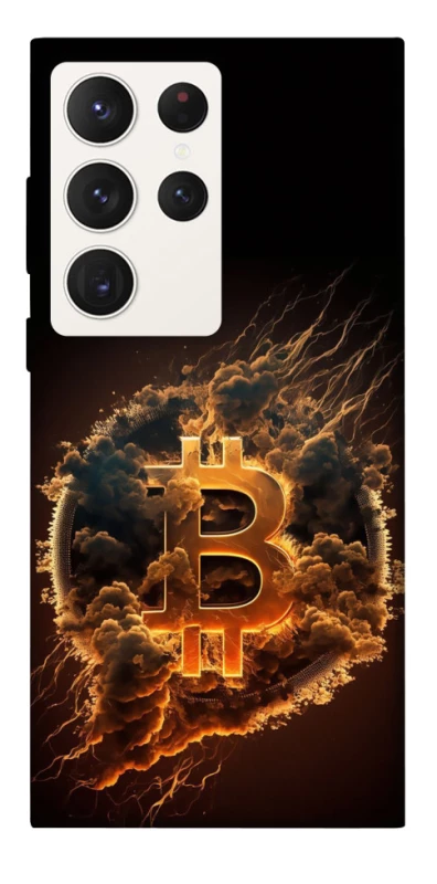 Чохол на Samsung Galaxy S23 Ultra Smoky Bitcoin фото 1 з 1