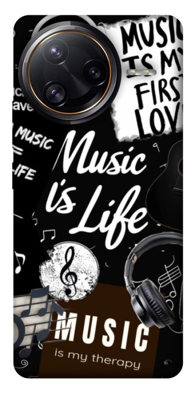 Чохол на Xiaomi Poco F7 Pro Music is Life фото 1 з 1