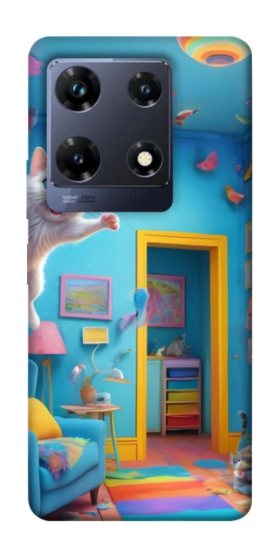 Чохол на Infinix Note 30 Pro crazy cat фото 1 з 1