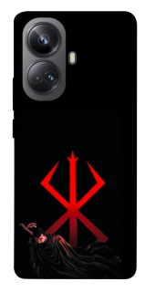 Чехол на Realme 10 Pro+ Berserk Red Logo фото 1 из 1