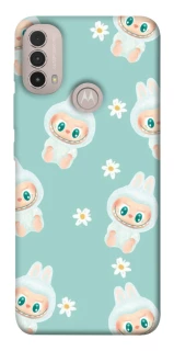 Чехол на Motorola Moto E40 Labubu Green фото 1 из 1