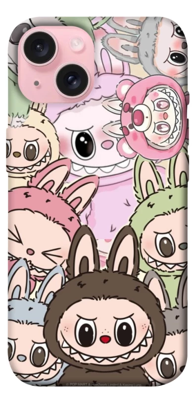 Чохол на Apple iPhone 15 (6.1") All Labubu 3 фото 1 з 1