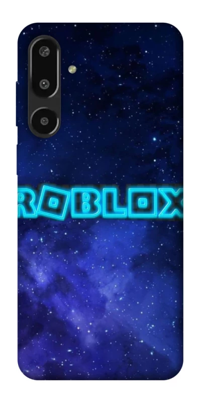 Чохол на Samsung Galaxy F16 Roblox Space Logo Blue фото 1 з 1