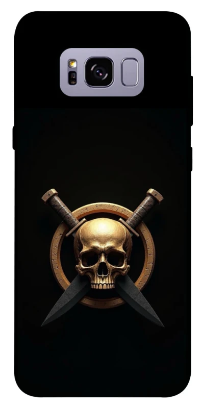 Чохол на Samsung G955 Galaxy S8 Plus Golden Skull фото 1 з 1