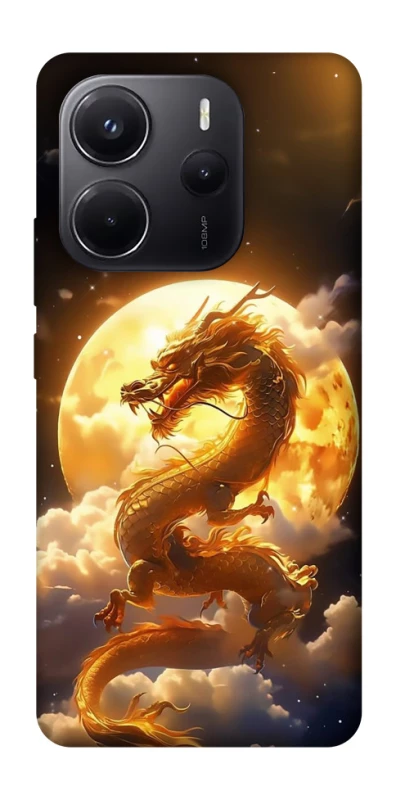 Чехол на Xiaomi Redmi Note 14 5G Golden Dragon фото 1 из 1