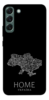Чохол на Samsung Galaxy S22+ Ukraine black map фото 1 з 1