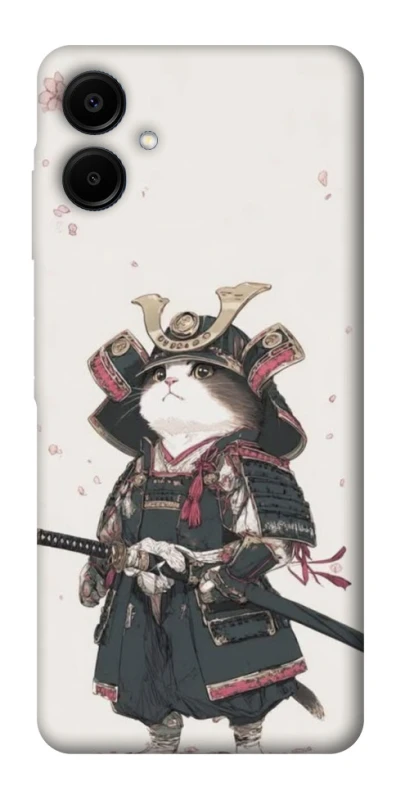 Чохол на Samsung Galaxy A06 Samurai Cat Warrior фото 1 з 1