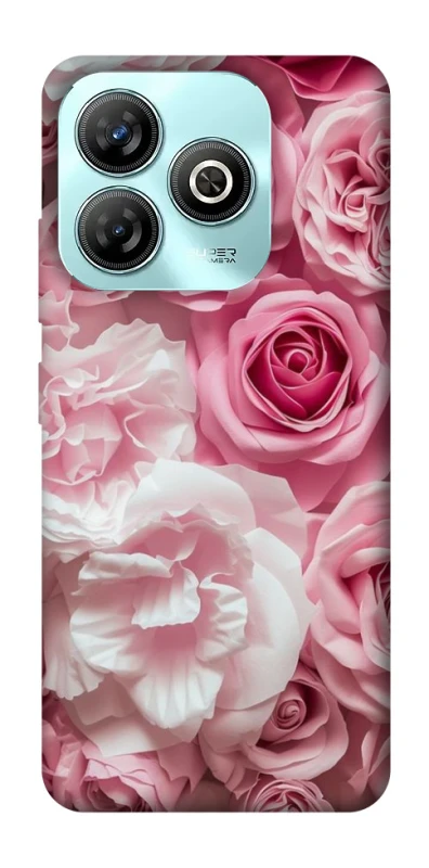 Чехол на ZTE Blade A75 4G Розовые цветы фото 1 из 1