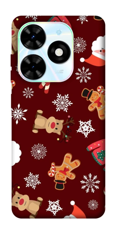 Чехол на TECNO Spark Go 2024 Новогодний v6 фото 1 из 1