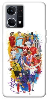 Чохол на Oppo Reno 7 4G Football Abstract v2 фото 1 з 1