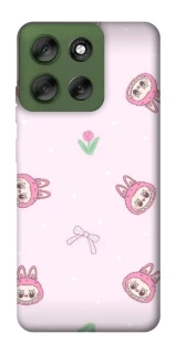 Чохол на Motorola Moto G56 5G Labubu Flower фото 1 з 1