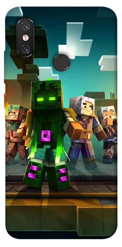 Чехол на Xiaomi Mi 8 Minecraft dungeon фото 1 из 1