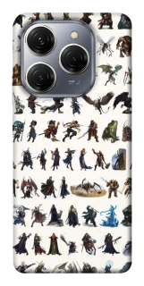 Чехол на TECNO Spark 20 Pro Character Selection фото 1 из 1