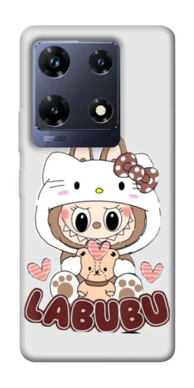 Чехол на Infinix Note 30 Pro Hello Kitty Labubu фото 1 из 1