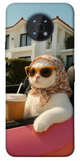 Чехол на Nokia G50 Stylish Cat Cruise фото 1 Чехол на Nokia G50 Stylish Cat Cruise фото 1 из 1