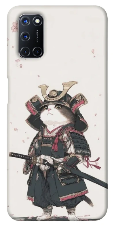 Чохол на Oppo A52 / A72 / A92 Samurai Cat Warrior фото 1 з 1