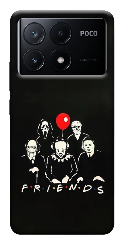 Чехол на Xiaomi Poco X6 Horror Friends фото 1 из 1