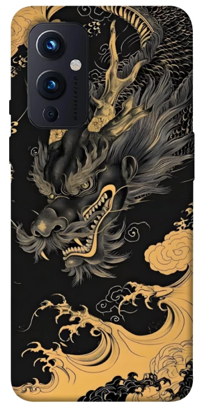 Чехол на OnePlus 9 gold dragon фото 1 из 1