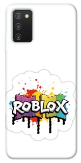 Чохол на Samsung Galaxy A03s Roblox logo ver.1 фото 1 з 1