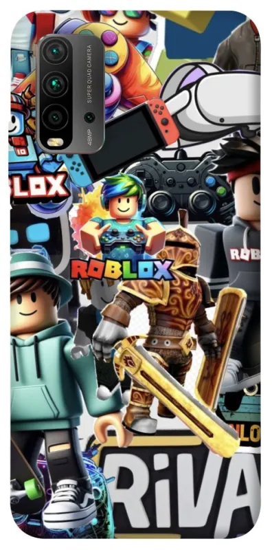 Чехол на Xiaomi Redmi 9T Roblox collage ver.1 фото 1 из 1